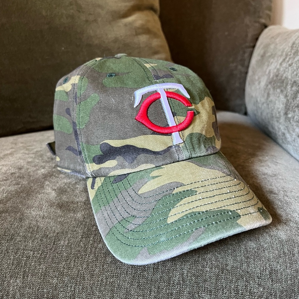 Minnesota Twins ‘47 Brand Baseball Hat in Camo Print